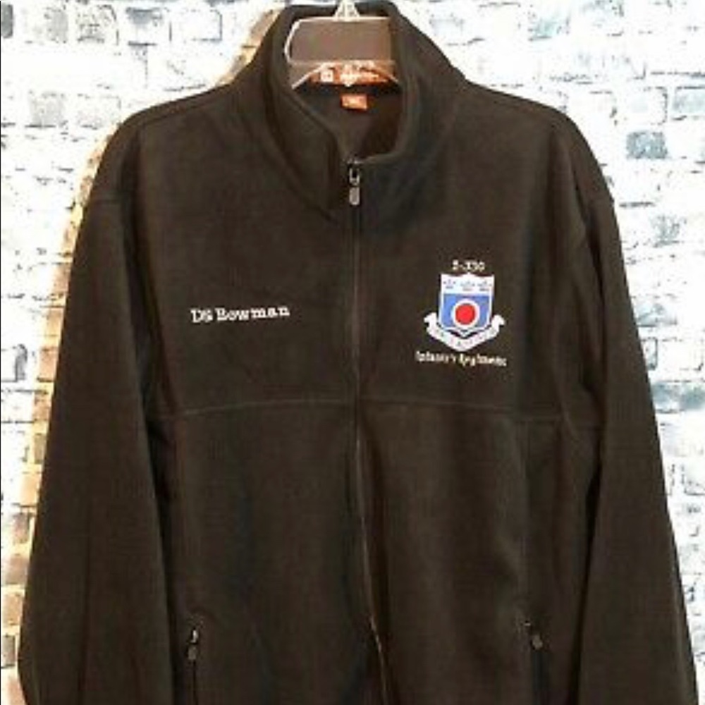 Infantry Regiment Fleece Jacket Size Large